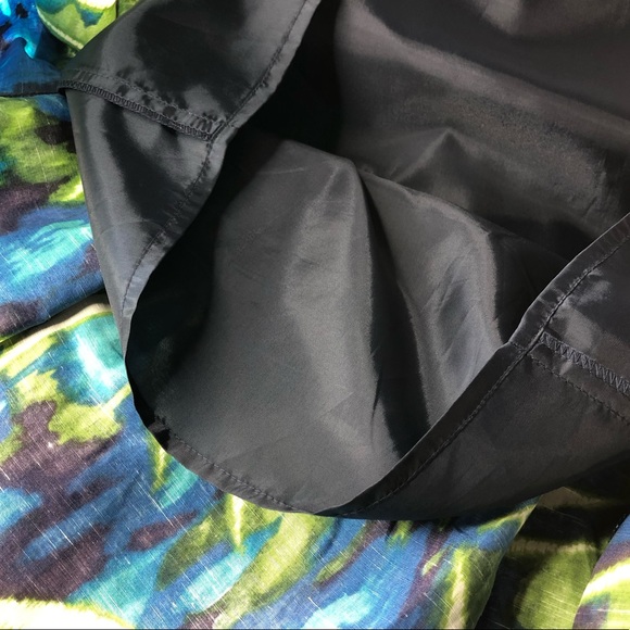 KENNETH COLE Tropical Drop Waisted Skirt Sz 8 - Picture 13 of 14